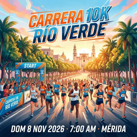 Cartel de Carrera 10K Río Verde